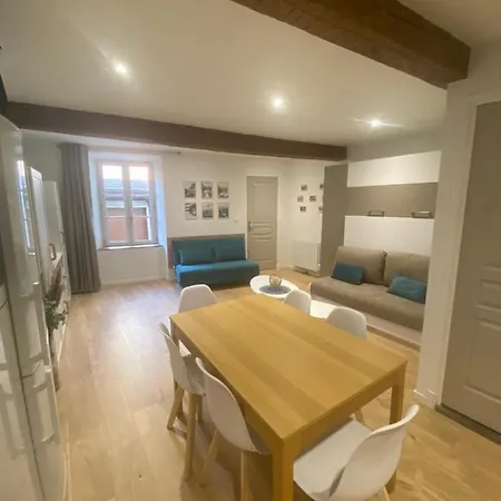 Le Cocon Blanc: T2 Centre Ax Neuf Et Equipe 8 Pers 阿克斯莱泰尔姆