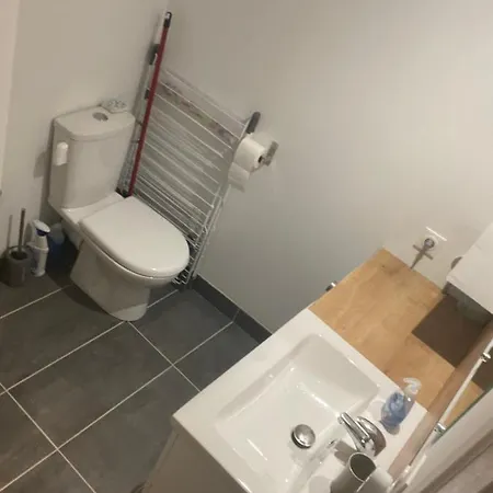 Le Cocon Blanc: T2 Centre Ax Neuf Et Equipe 8 Pers 公寓 阿克斯莱泰尔姆