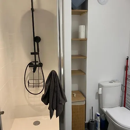 公寓 Le Cocon Blanc: T2 Centre Ax Neuf Et Equipe 8 Pers 阿克斯莱泰尔姆